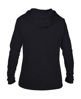 Adult Fashion Basic LS Hooded Tee 10. picture